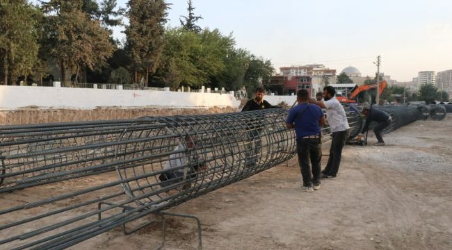 Balıkayağı Köprülü Kavşak Çalışması Devam Ediyor