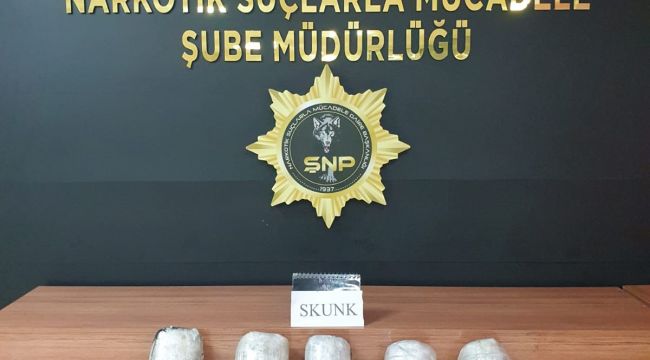 Şanlıurfa Narkotik 10 kilo Skunk ele geçirdi, 1 kişi gözaltına alındı