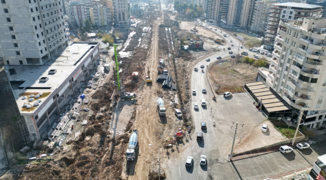 Balıkayağı Köprülü Kavşak Çalışması Titizlikle Yürütülüyor