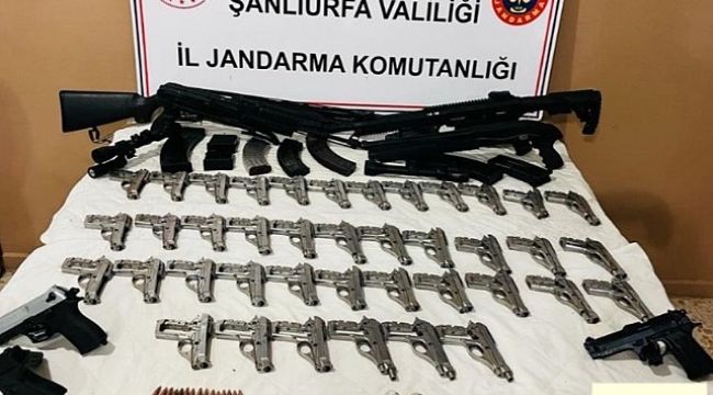 Şanlıurfa'da silah kaçakçılarına yönelik operasyon!