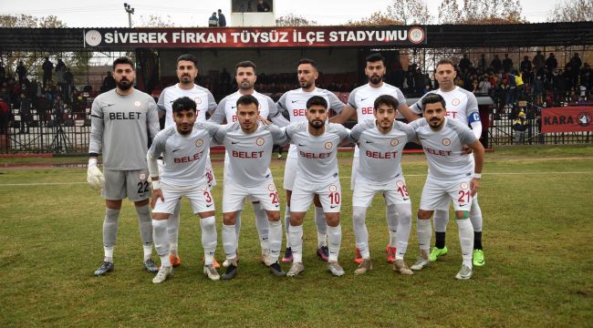 Siverek Belediyespor kendi sahasında berabere kaldı 