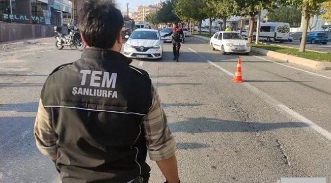 Urfa'da 6 araç trafikten men edildi! 