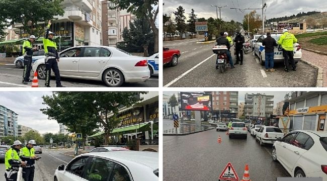 Urfa'da trafik denetimi! 4 bin 251 şahsa ceza!