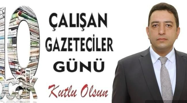 Şanlıurfa İl Sağlık Müdürü Doç.Dr. Abdullah Solmaz 10 Ocak Çalışan Gazeteciler günü'nü kutladı