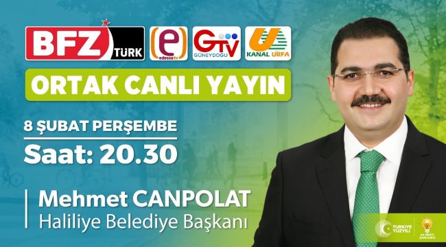 Başkan Canpolat, Ortak Canlı Yayına Çıkıyor