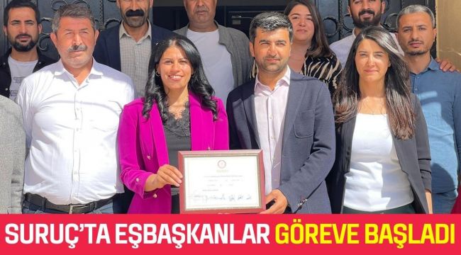 Suruç’ta Eşbaşkanlar Göreve Başladı