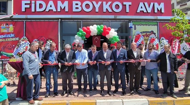 Urfa'da Filistin ile Dayanışma Marketi açıldı