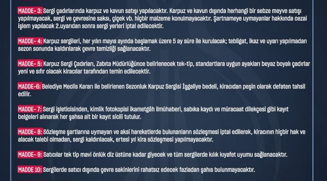 Karaköprü’de Karpuz Sergilerine Yeni Düzenleme