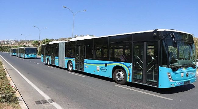 Şanlıurfa'da Toplu Taşıma Araçları Ücretsiz Hizmet Verecek!