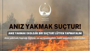 Viranşehir Kaymakamı Önder Koç, anız yakanları uyardı