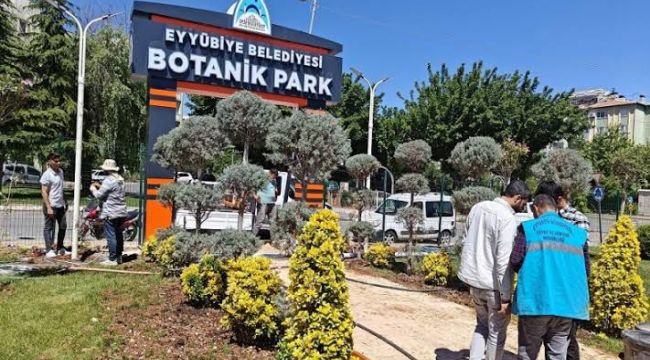 Eyyübiye Belediyesi botanik parkı