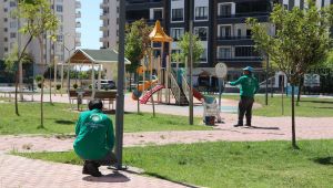 Haliliye Belediyesi Seri Üretim İle Parkları Yeniliyor