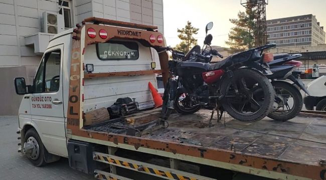 İstanbul'da Çalınan Motosiklet Urfa'da Bulundu