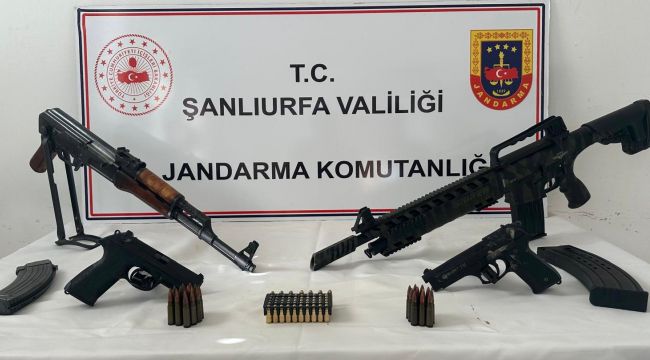 Urfa'da Çok Sayıda Kaçak Silah Ele Geçirildi! 1 Gözaltı