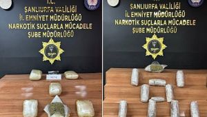 Urfa'da Yüklü Miktarda Uyuşturucu Ele Geçirildi! 2 Gözaltı 