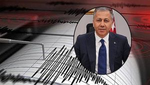 Bakan Yerlikaya'dan 4.4 Büyüklüğündeki Depreme İlişkin Açıklama!