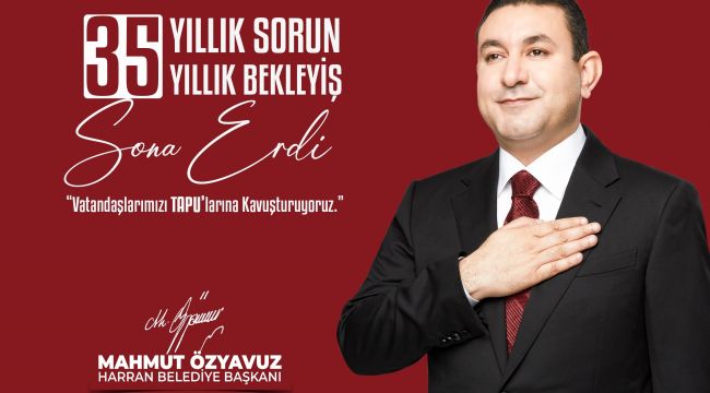 Başkan Özyavuz: İmambakır Mahallemizin 35 Yıllık Tapu Sorununu Çözdük