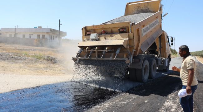 Büyükşehir’den Bozova Kırsalında Sathi Asfalt Çalışması