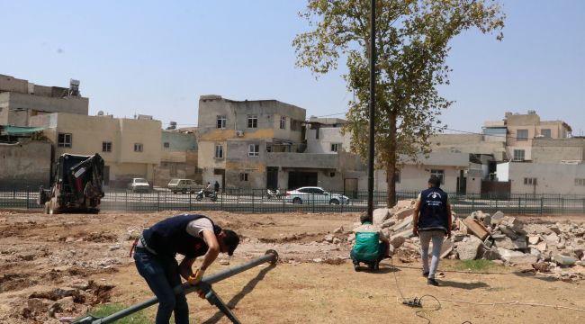 Haliliye Belediyesi Yeni Park Çalışmalarını Sürdürüyor