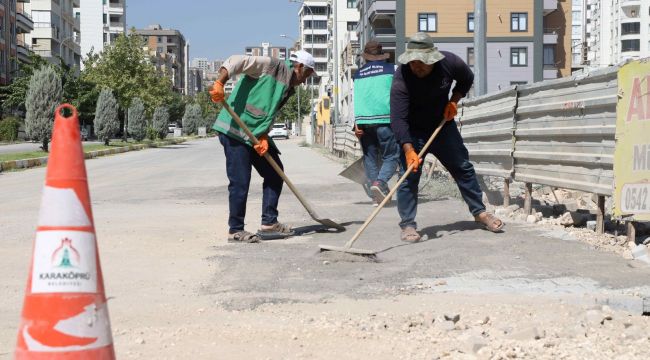 Karaköprü’de Altyapı Sonrası Yollar Yenileniyor