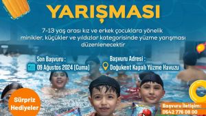 Karaköprü'de Çocuklar Arası Yüzme Yarışması Düzenlenecek