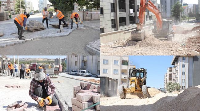 Karaköprü’de Üstyapı Çalışmalarıyla Yollar Yenileniyor