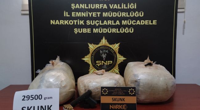 Şanlıurfa'da Kilolarca Uyuşturucu Ele Geçirildi! 5 Gözaltı 