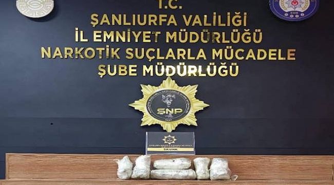 Şanlıurfa'da Kilolarca Uyuşturucu Ele Geçirildi! 6 Gözaltı 