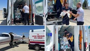 Şanlıurfa'da Vatha Bebek İçin Ambulans Uçak Havalandı