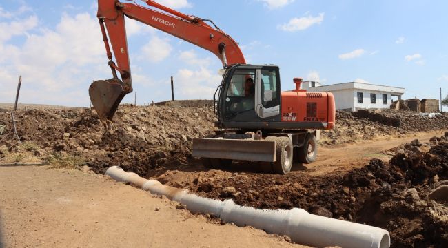 Büyükşehir’den Siverek Kırsalında Asfalt Çalışması