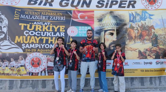 Karaköprülü Küçük Sporcular Türkiye Şampiyonasından Madalyalarla Döndü