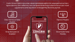 Pratik Yöntem Eğitim Kurumları Mobil Uygulaması Yayında