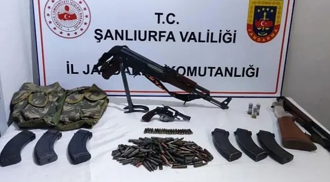 Şanlıurfa'da operasyon! Adeta cephane ele geçirildi