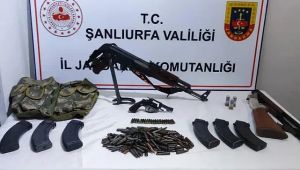 Şanlıurfa'da operasyon! Adeta cephane ele geçirildi