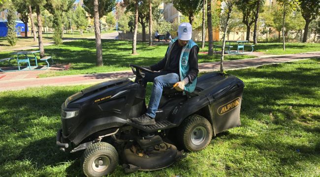 Eyyübiye Parklarında Bakım Zamanı