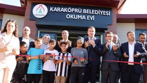 Karaköprü'de öğrenciler için yeni okuma evi açıldı