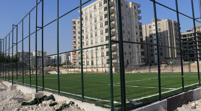 Karaköprü'ye kalıcı spor tesisleri kazandırılıyor