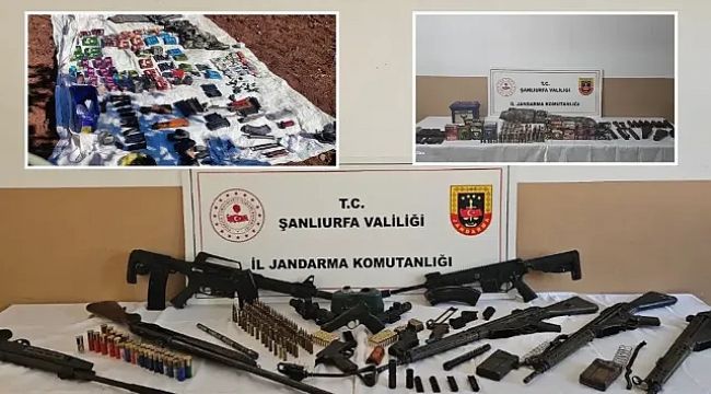 Şanlıurfa'da cephane ele geçirildi!