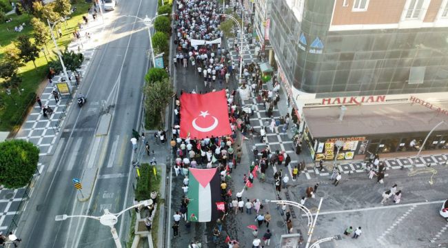 Şanlıurfa'da Gazze Yürüyüşü