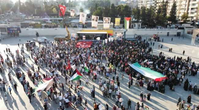 Şanlıurfa'da Gazze Yürüyüşü