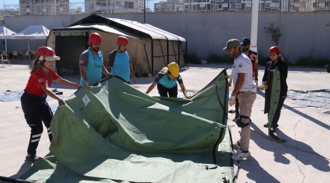 Şanlıurfa'da UMKE'nin ev sahipliğinde, tatbikat ve eğitim düzenlendi