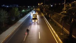 Şanlıurfa’da Yol Çizgi ve Yaya Geçidi Çalışmaları Aralıksız Devam Ediyor