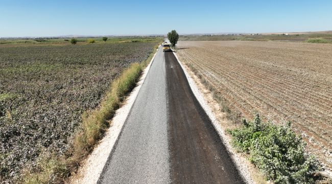 Suruç - Eyyübiye Arası Grup Yolu Asfaltlama Çalışmaları Başladı