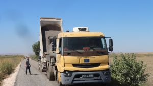 Suruç-Eyyübiye arasındaki grup yolu asfaltlama çalışmaları başladı