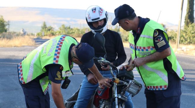 Şanlıurfa’da Kask Denetimleri Devam Ediyor