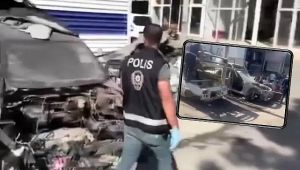 Urfa'daki sanayi sitesinde otomobil operasyonu!