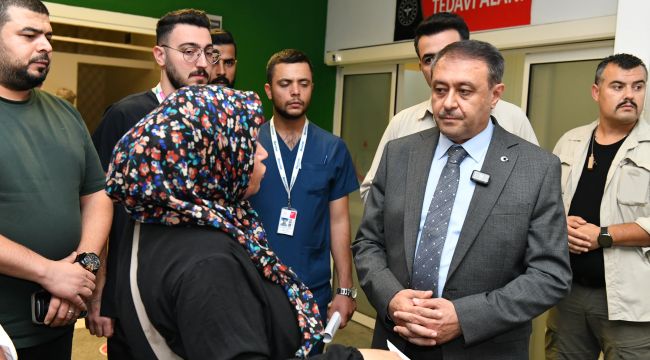 Vali Şıldak'ın Hastane Denetimleri Sürüyor