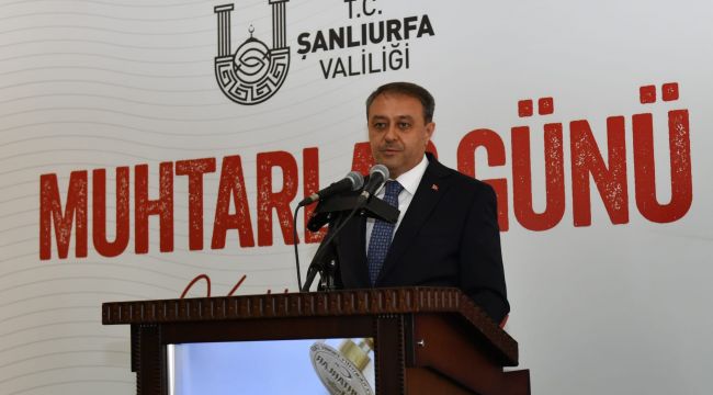 Vali Şıldak Muhtarlarla Bir Araya Geldi