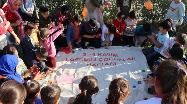 Şanlıurfa'da Lösemili Çocuklar Haftası Kapsamında Farkındalık Etkinliği Düzenlendi