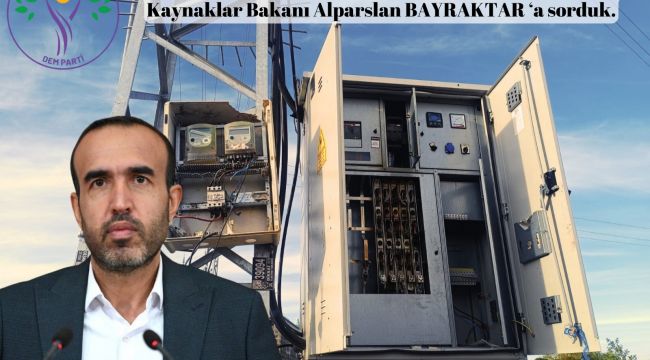 Şanlıurfa'daki Elektrik Panoları Meclise Taşındı